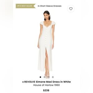 Simone Maxi Dress in White